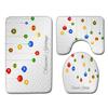Christmas Bathroom Floor Mat Toilet Three-Piece Set