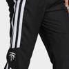 Adidas Comfortable Breathable Cuffed Retro Sports Long Pants Knitted Sports Pants Men Bottoms Black GH6688