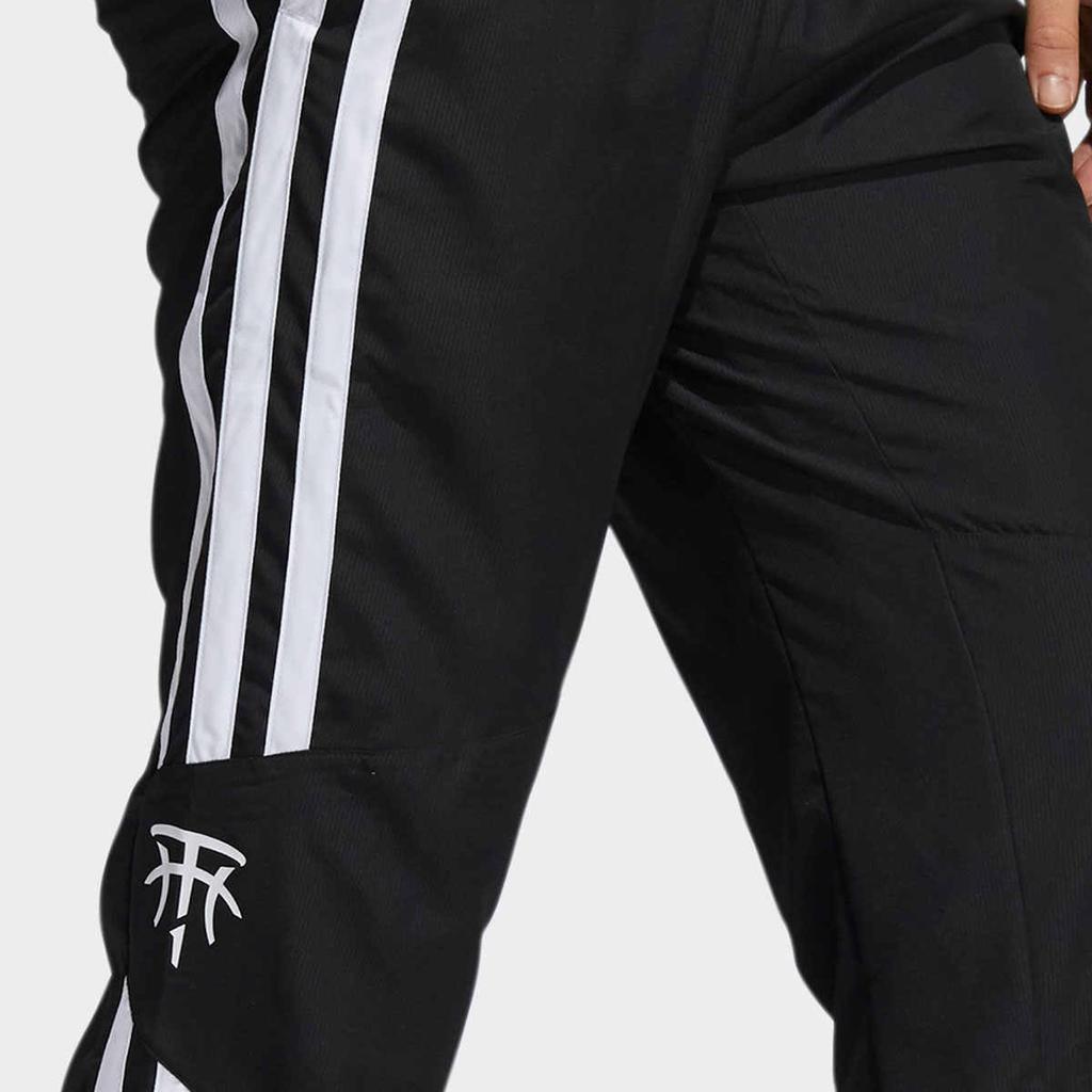 Adidas Comfortable Breathable Cuffed Retro Sports Long Pants Knitted Sports Pants Men Bottoms Black GH6688