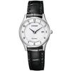 CITIZEN Womens Watch COLLECTION Light-Powered Eco-Drive Radio-Controlled Direct Flight ES0000-10A Cowhide White