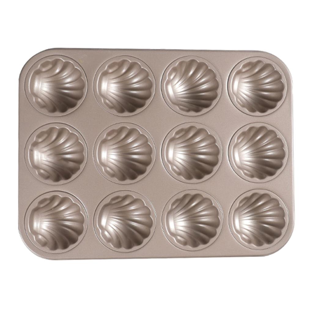 Madeleine cake baking tray 6/9/12 hole food grade carbon steel cake mold biscuit cake chocolate baking mold