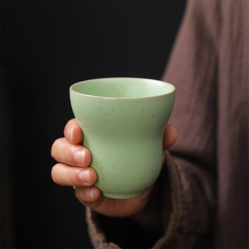 Retro Ceramic Master Cup Espresso Coffee Cup Household Afternoon Tea Small Cup Creative Kung Fu Teacup