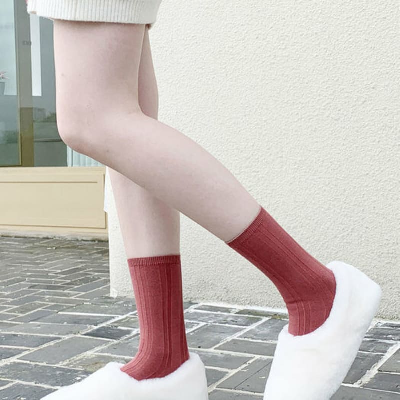 ANGEL SOCKS 1259 Large Ribbed Socks