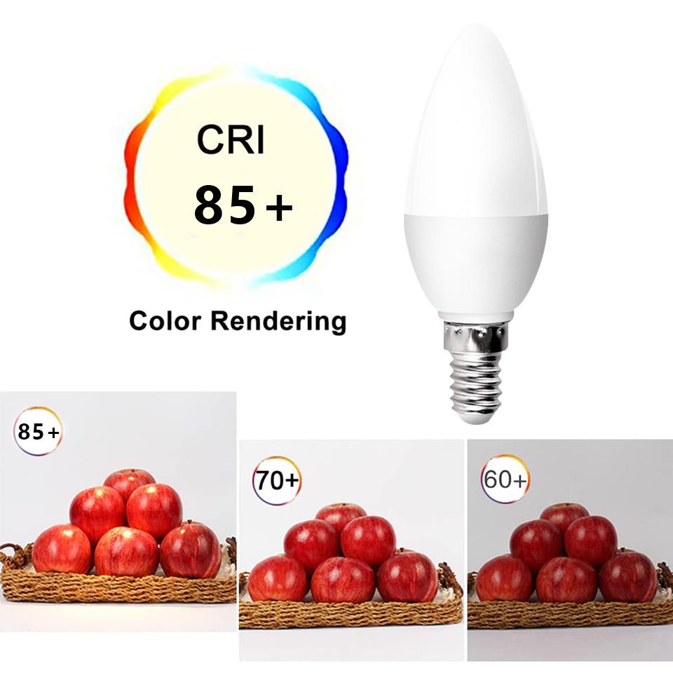 10pcs E27 E14 Led Bulb 220V Candle Bulb Energy Saving Lamp 3W 6W 9W Led Chandelier Light Spotlight Led for Home Decoration