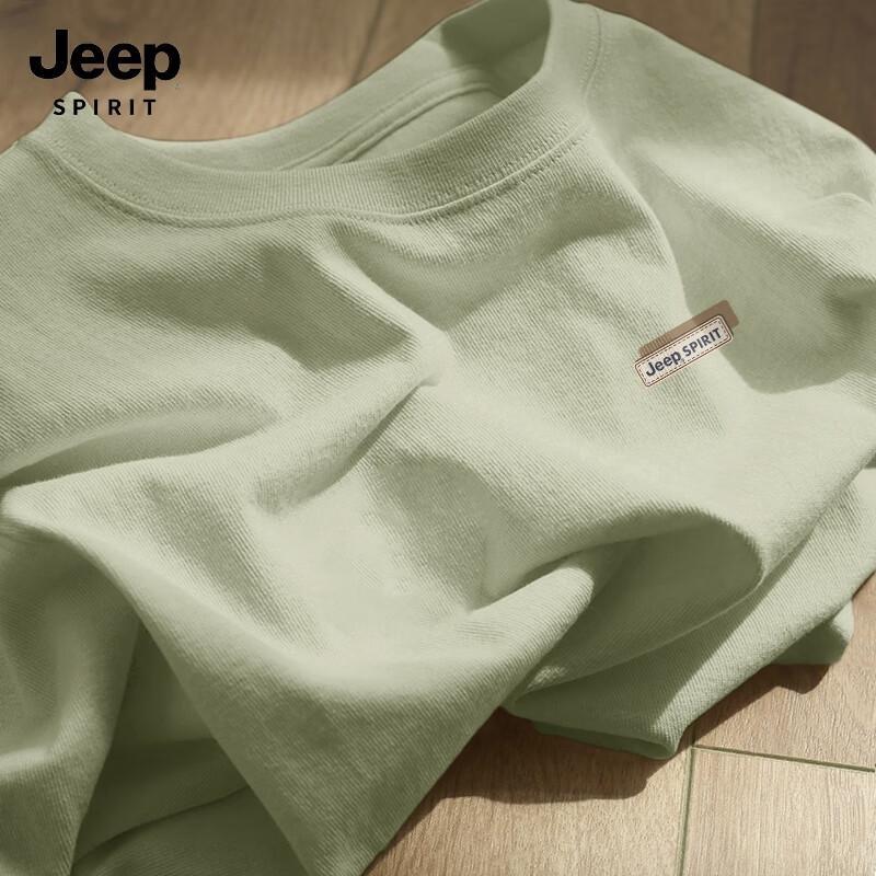 JEEP SPIRIT Men's Pure Cotton Long Sleeve T-Shirt