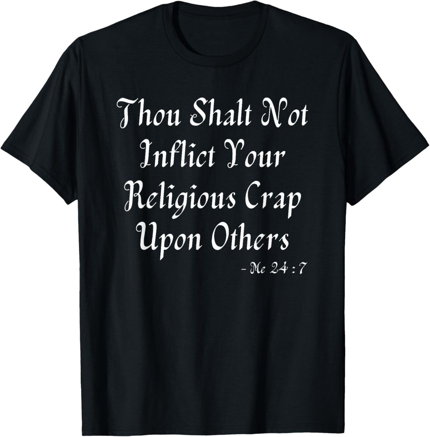 Funny Anti Religion Pun Pro Science Pro Facts Funny Atheist T-Shirt S разноцветный