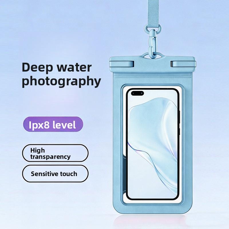 Mobile Phone Waterproof Bag - Touchscreen Waterproof for Swimming, Suitable for Diving, Seaside Drifting, Transparent Waterproof Cover