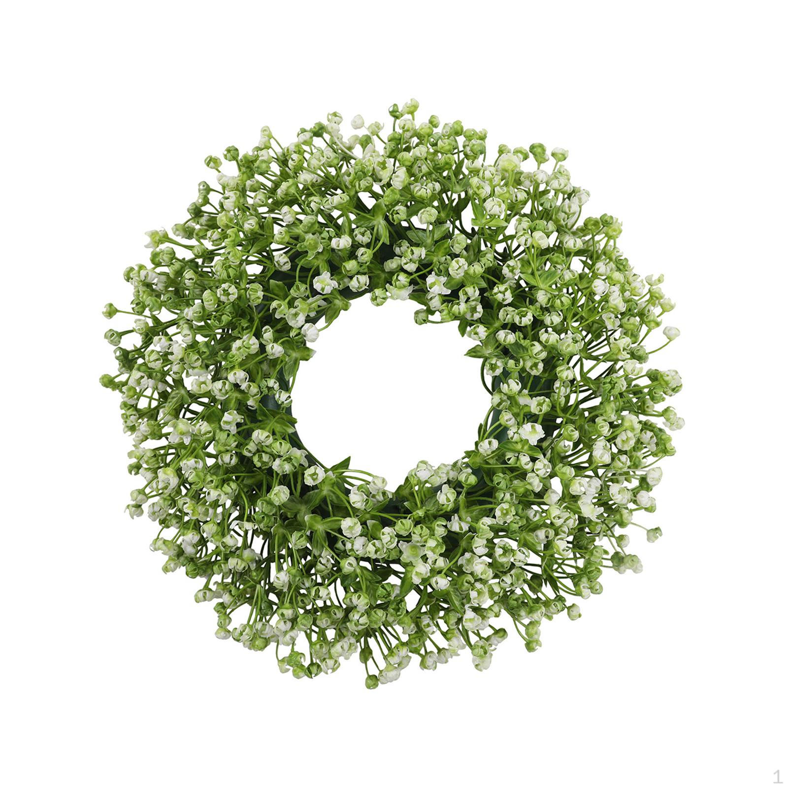 

Floral Wreath for Entryway - Seasonal Home Accent pink