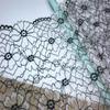 20.5cm Wide Elastic Eyelash Lace, Two-tone Chantilly Spandex Mesh Lace Fabric for Lingerie, Bra, Underwear, Garment, Sewing & Crafting