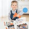 Kids Tool Set 120PCS/144PCS Toddler Tool Set With Electronic Toy Drill & Hand Tool Pretend Play Toy Gifts For Boys Girls