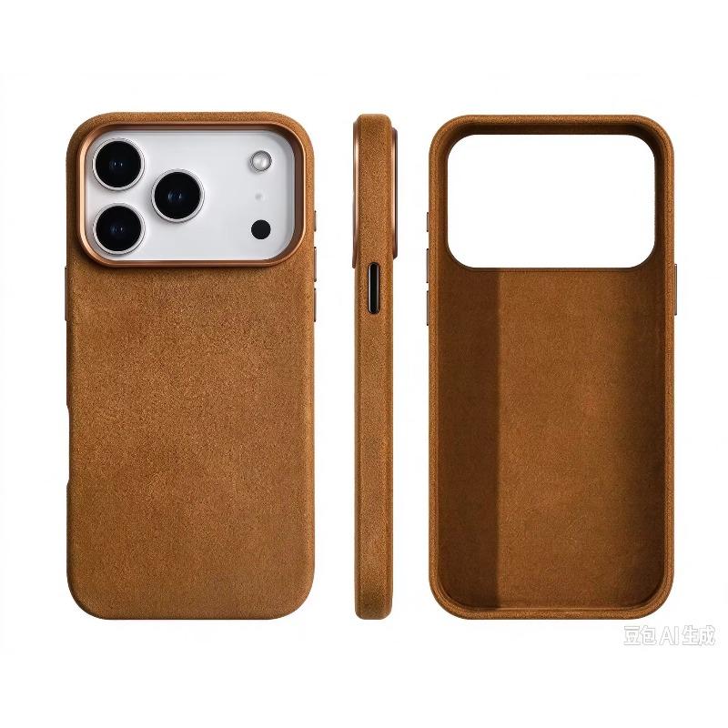 Hochwertige Alcantara Magnetische Leder Handyhülle Supercar Gleiche Wildlederhülle für IPhone 18 17 Pro Max Stoßfest Kratzfest Schutzhülle