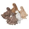 Luxurious Cotton Hijab Scarf for Women Breathable Comfortable Ruffled Trim Head Wrap Shawl Wrap for Culture Event Wear