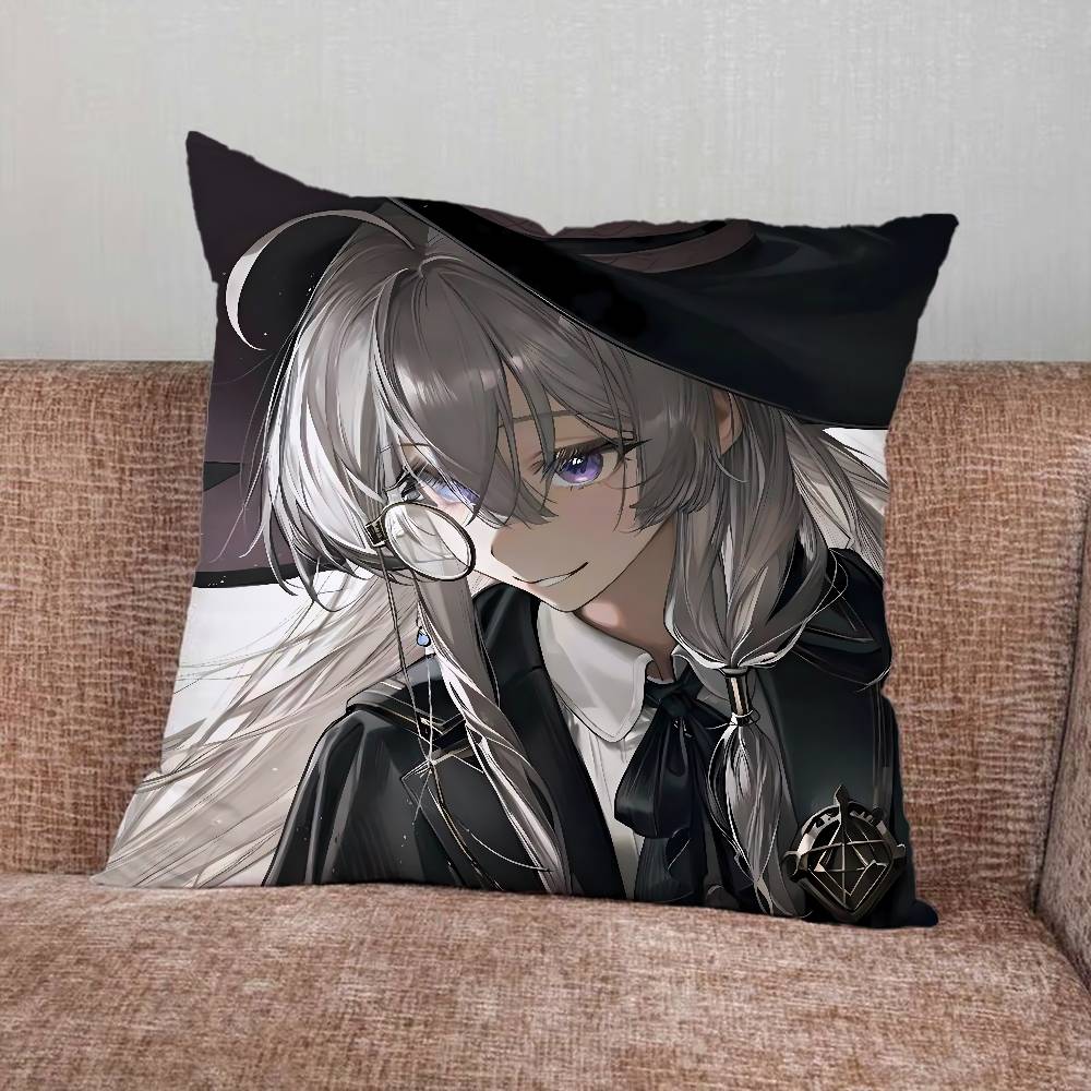 

MMajo EElaina no Tabitabi Pillow Case Pillowcase Home Sofa Cushions Car Cushions Pillowcover Office Pillowshell Pillow 30x30cm 12x12in