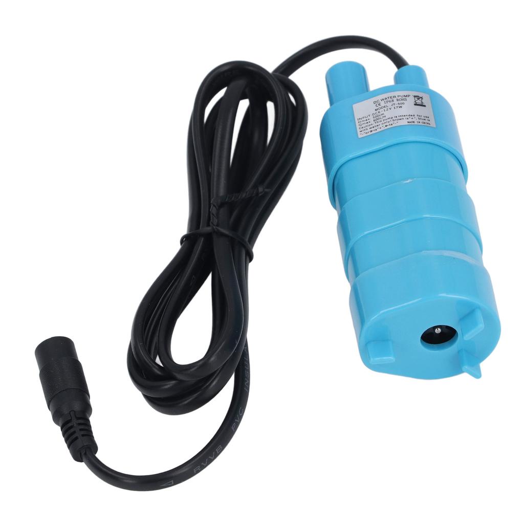 Submersible Motor Water Pump 5M 12V Portable Pumping Head for Fish Tank Aquarium Blue