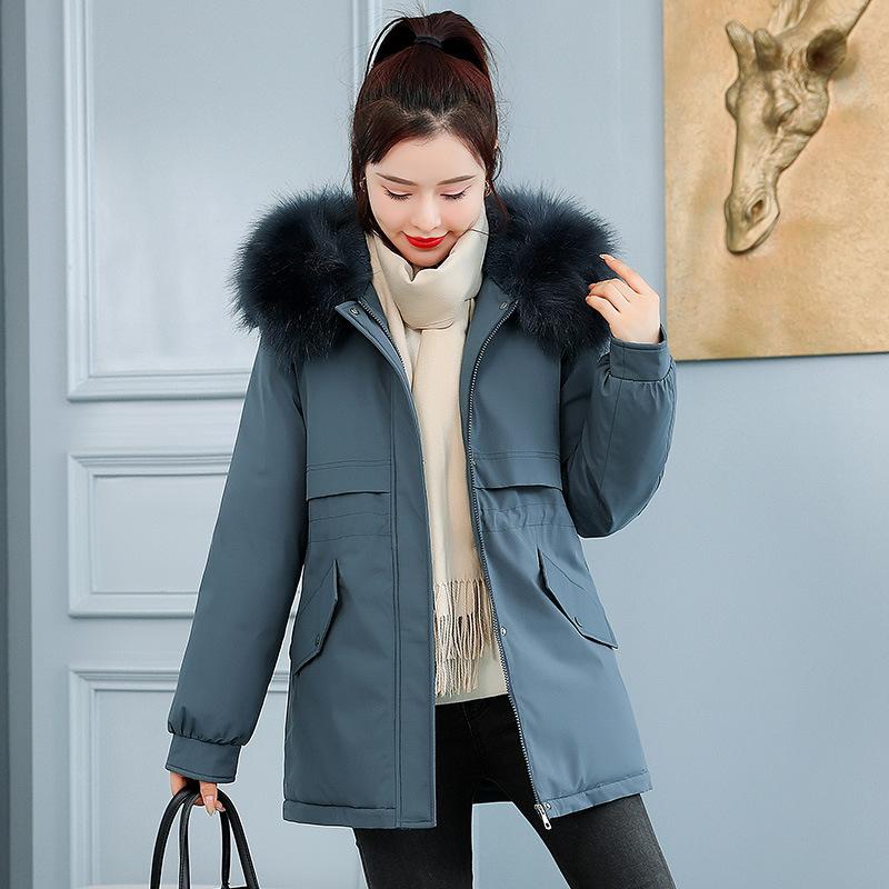 Pie Overcomes the 2024 Winter New Trend of Cotton-padded Women's Clothing, Down Cotton-padded Women's Clothing, Waist, Slim Fit and Warm Jacket