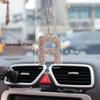 Rhinestone Bow Polymer Clay Rearview Mirror Ornament for Women