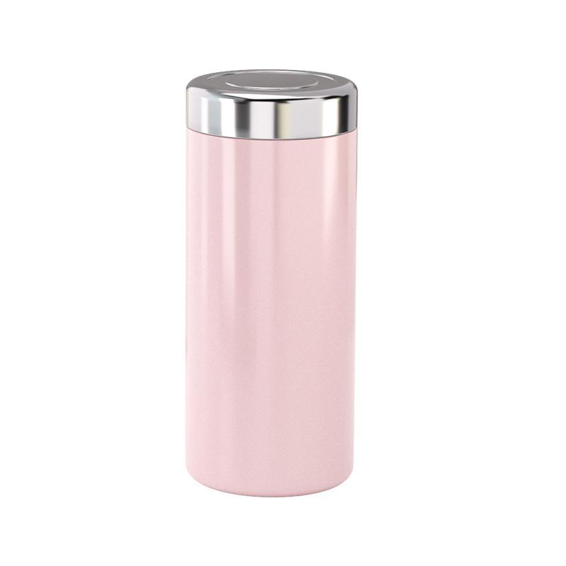 

316 stainless steel thermos cup liner sprayed pottery vacuum water cup for men and women high value outdoor portable mini pocket cup 200ML