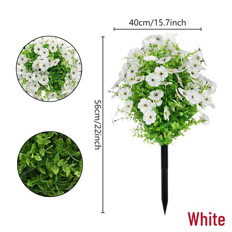 Eucalyptus Violet Potted Flower Arrangement for Garden and Home Decor