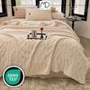Scandinavian Blanket Thick Bedspread Warm Pledge 160X200 Cm Gift Beige