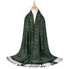 Summer New Ethnic Style Fringe Long Scarf  Popular Outer Cover Long Shawl Scarf for Women