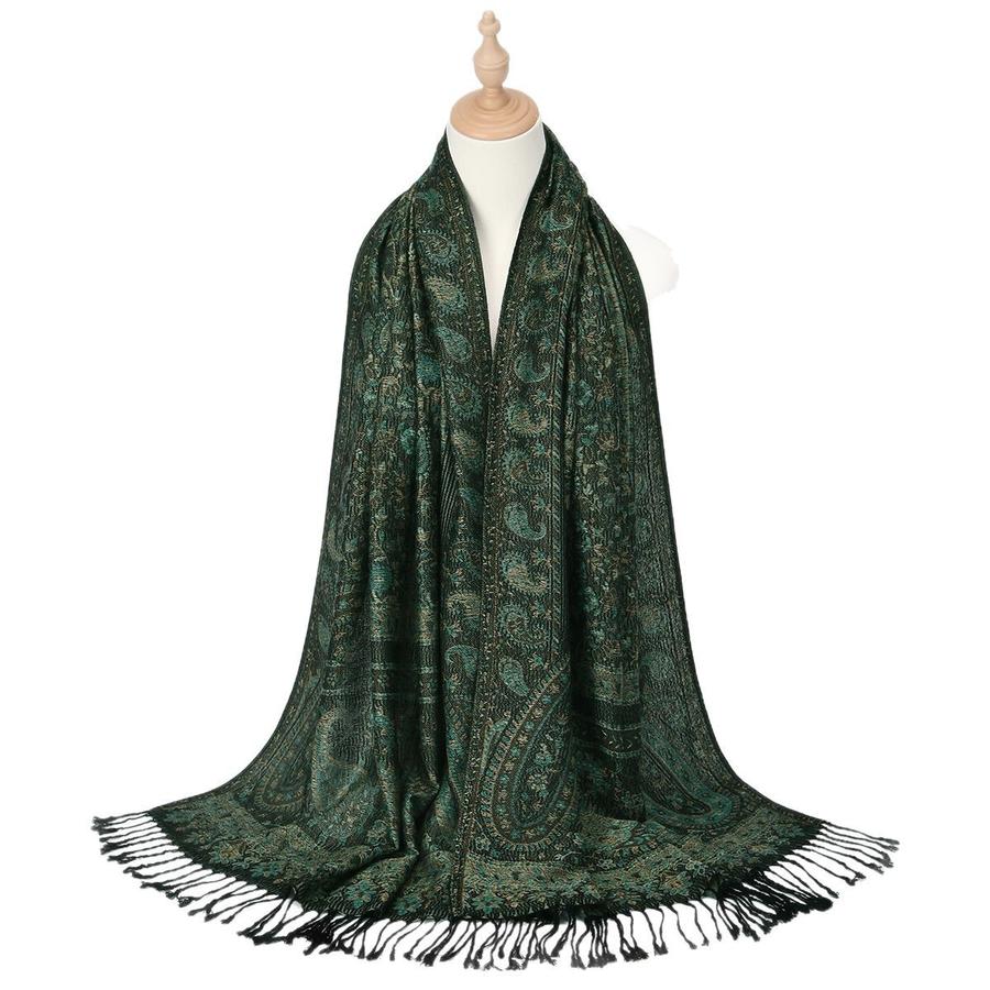 Summer New Ethnic Style Fringe Long Scarf Popular Outer Cover Long Shawl Scarf for Women