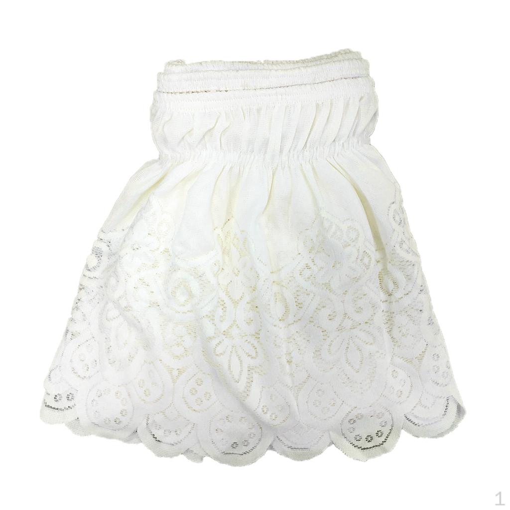 

Lace Ruffle Elastic Band Bed Skirt /Full/Queen/King Size Sheet Beige 2_100x200cm