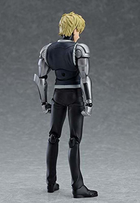 Figma Man Genos ABS PVC Painted Movable Figure One-Punch Non-Scale &