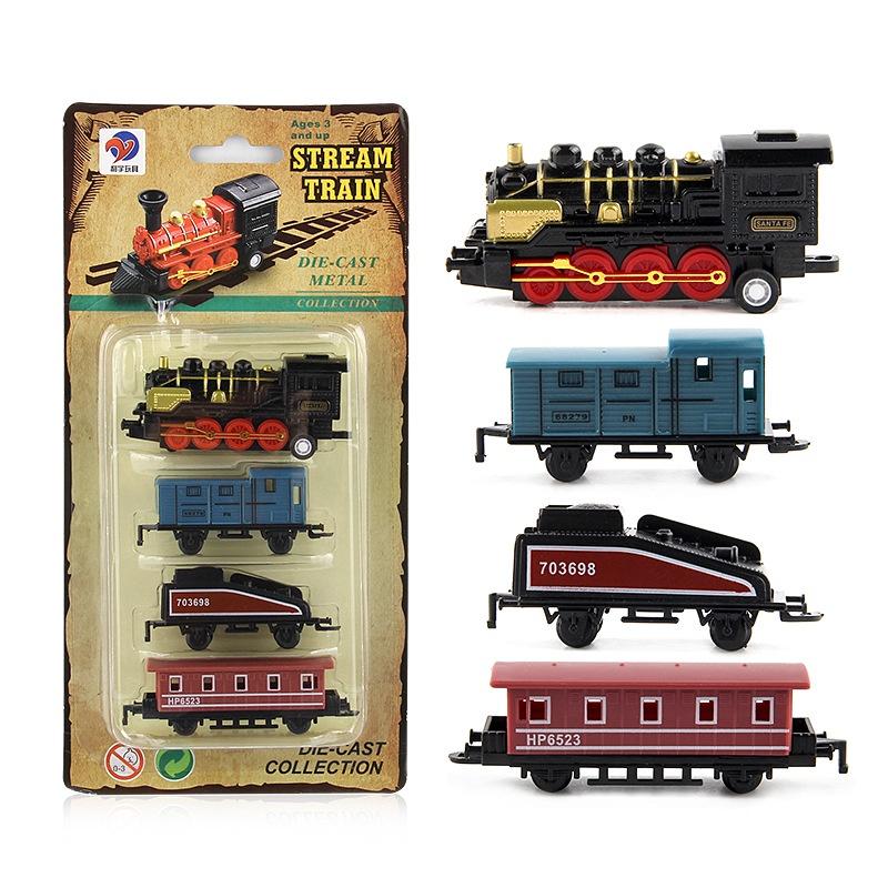 Luxurious Mini Steam Smoke Train Set Perfect Christmas Gift For Kids Deluxe Set
