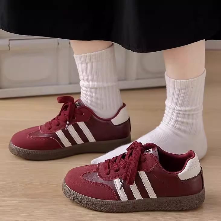 Retro German training shoes women's 2025 new spring and autumn popular flat shoes casual board shoes versatile sports Forrest Gump shoes