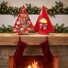 Cardboard Christmas Ornament Box Tree Advent Calendar Box, DIY Surprising Shaped Paper Hole Punch Multi Compartment Gift Fillable Countdown for Candy