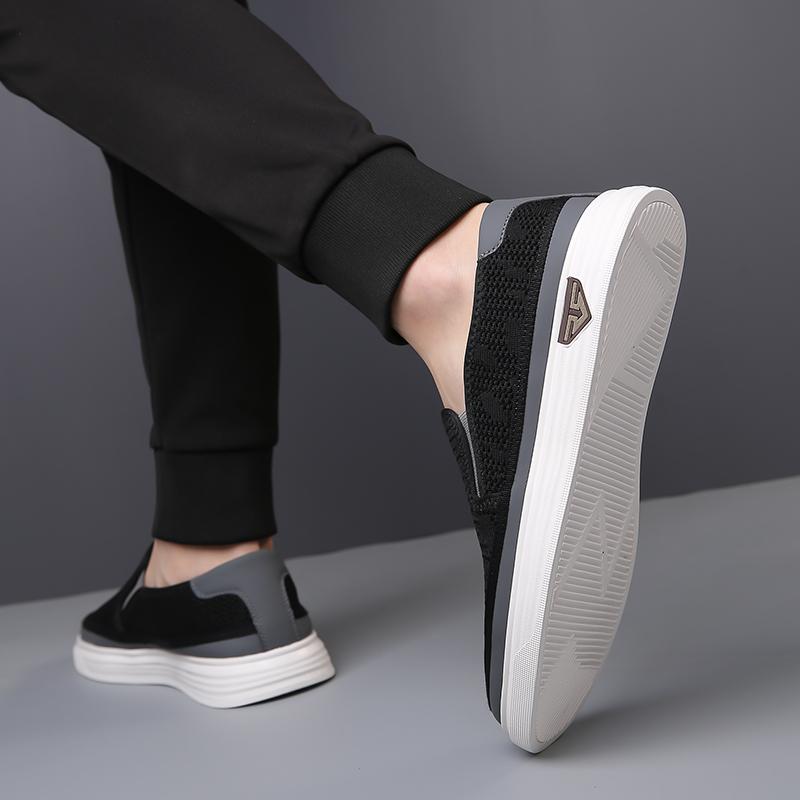 Lightweight All-match Sneakers Hollow Out Designer Loafers Versatile Slip On Walking Shoes Moccasins Casual Leather Men's Shoes