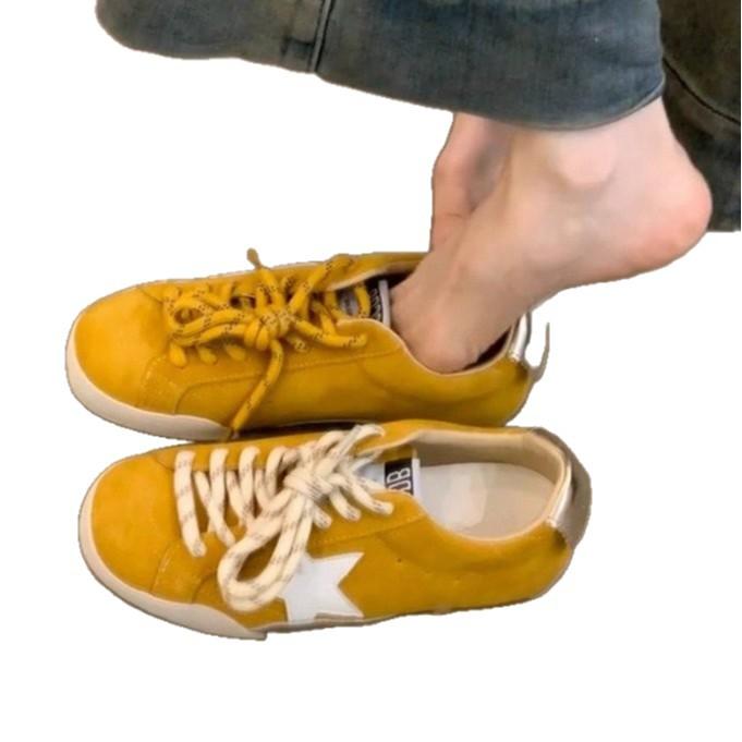 Cowhide version~ Versatile fashion deep-mouth lace-up German training shoes women's genuine leather retro college style flat-bottomed sports and leisu