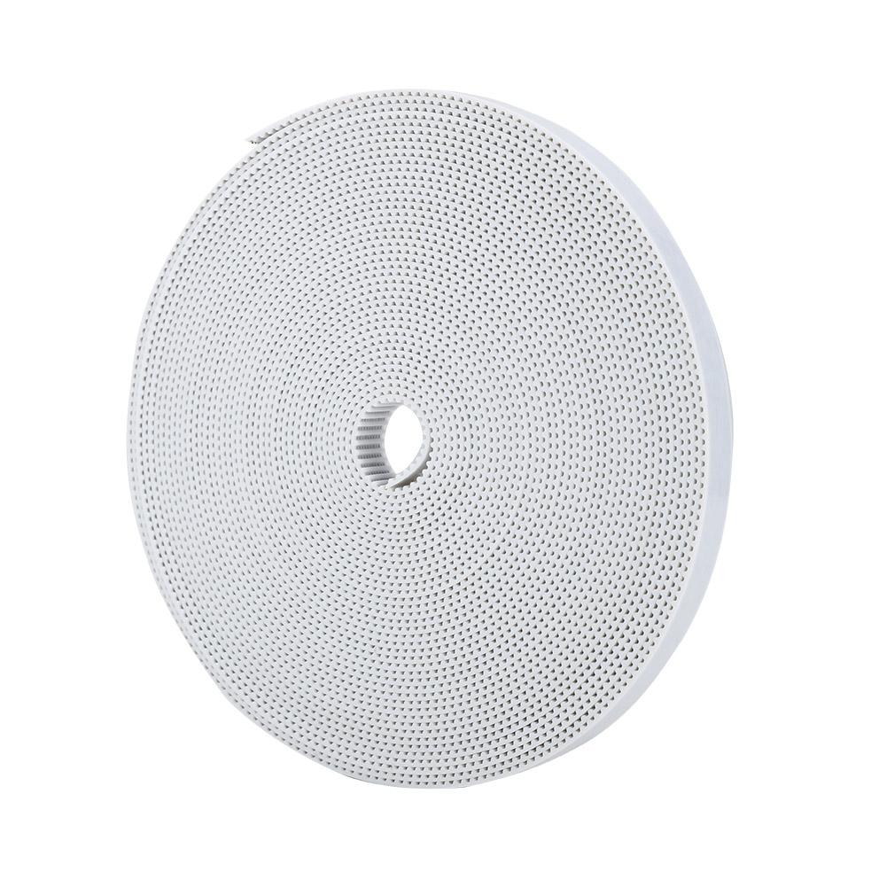 3D Printer Accessories 2GT Timing Belt 10mm Rubber Synchronous Belt (White 10m)