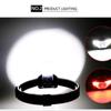 Super Bright LED Induction Headlamp USB Rechargeable Head Flashlight New COB Headlight  Fishing