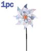 1-10pcs Sparkly Birds Deterrent Pinwheels Repeller Windmill Garden Lawn Laser Bird Repellent Reflective Pest Control Tools