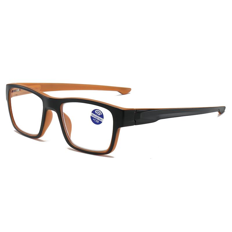 Latest Stylish Reading Eyeglasses Anti-blue Lightweight Ultra-clear Square Frames Sports Reading Eyeglasses 405