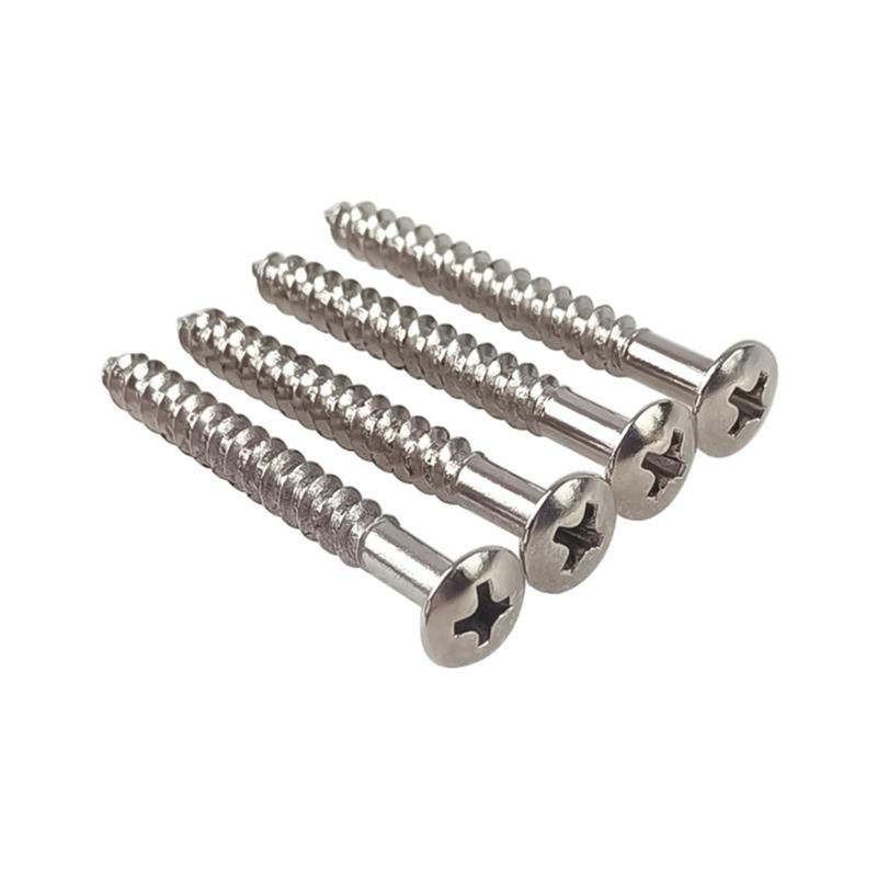 8Pcs Guitar Neck Plate Screws Replacement Electric Guitar Screws Neck Plate Mounting Screws Electric Guitars Part
