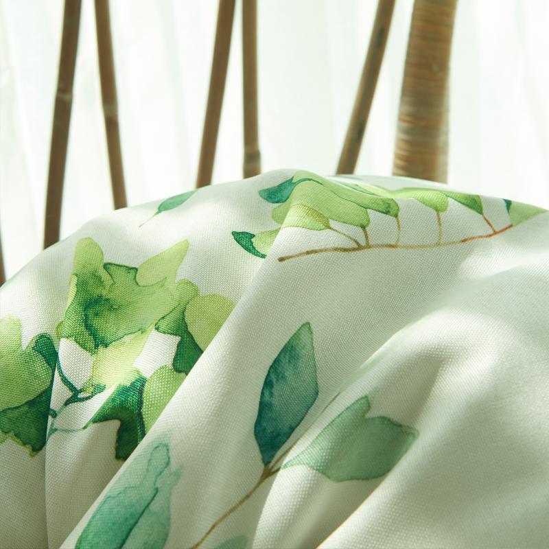 2 Pcs Green Plant Printing Outdoor Waterproof Throw Pillow Covers Decor Garden Cushion for Patio Tent Balcony Pillowcase 45*45cm