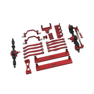1/16 RC Car Upgrade Spare Kit Metal Shock Mount Część, Crossbeam Steering Servo dla