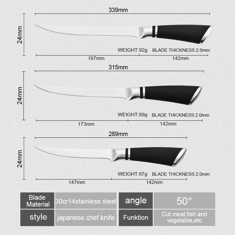 Nůž na kosti Kuchyňský nůž Maso Kosti Ryba Nůž na zeleninu Nůž řezník Nůž Nástroj na vaření Kuchařský nůž
