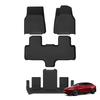 LUCKEASY Right Drive for Tesla Model Y L 6seater 2025 2026 Car Floor Mats Cargo Trunk Pad Foot Mat Protector Strip Accessories