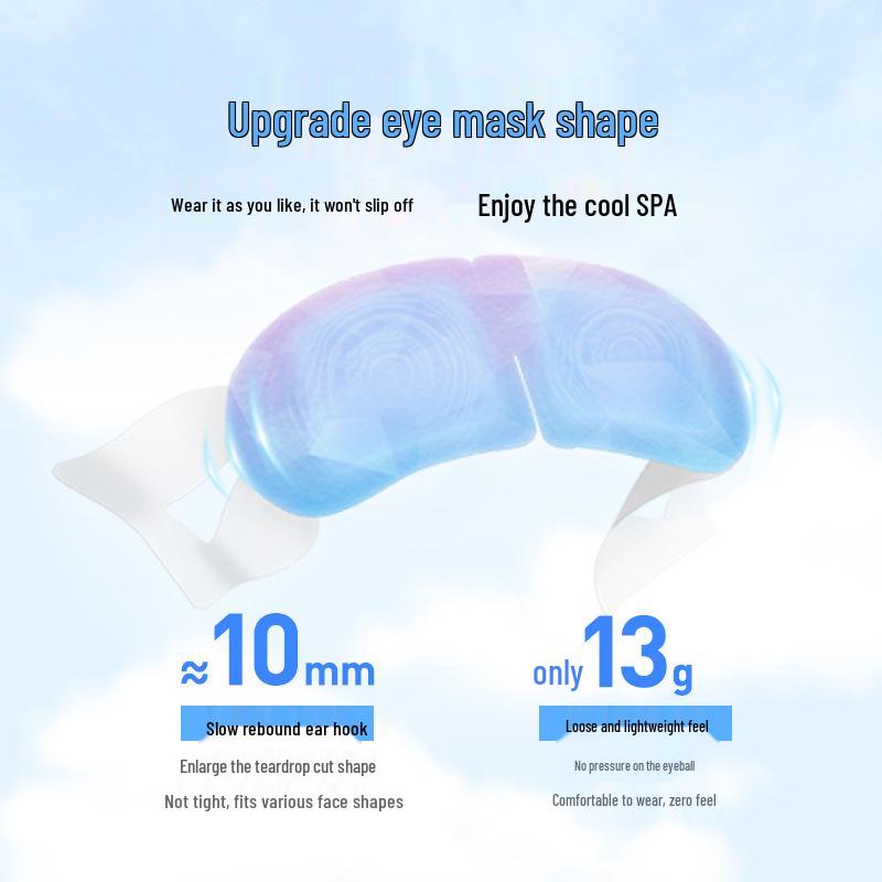 Customizable Gel Eye Mask: Cooling, Breathable, Light-Blocking, Disposable Ice Pack for Sleep and Relaxation