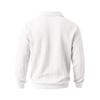 2026 Men's Heavyweight Textured Lapel Zip Polo Sweatshirt for Spring/Autumn