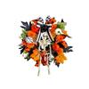 Realistic Faux Maple Leaf Pumpkins Skull Branch Wreath Durability Waterproof Halloween Autumn Home Outdoor Decors