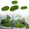 Artificial Simulation Moss Mats for Crafting 4Pieces Pillow Moss Crafts Decors for Terrariums and Garden Bonsais Decors