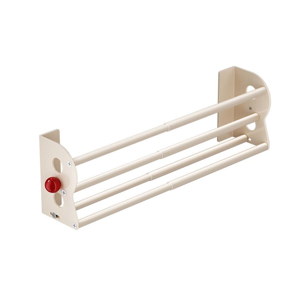 Expandable Magnetic Slipper Rack No Drill Bathroom Slipper Holder Behind Entry Door