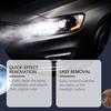 HOMONTH Kits de pulido para restauración de faros de coche, removedor de arañazos para faros, pasta limpiadora para reparación, elimina la oxidación, líquido para pulir faros