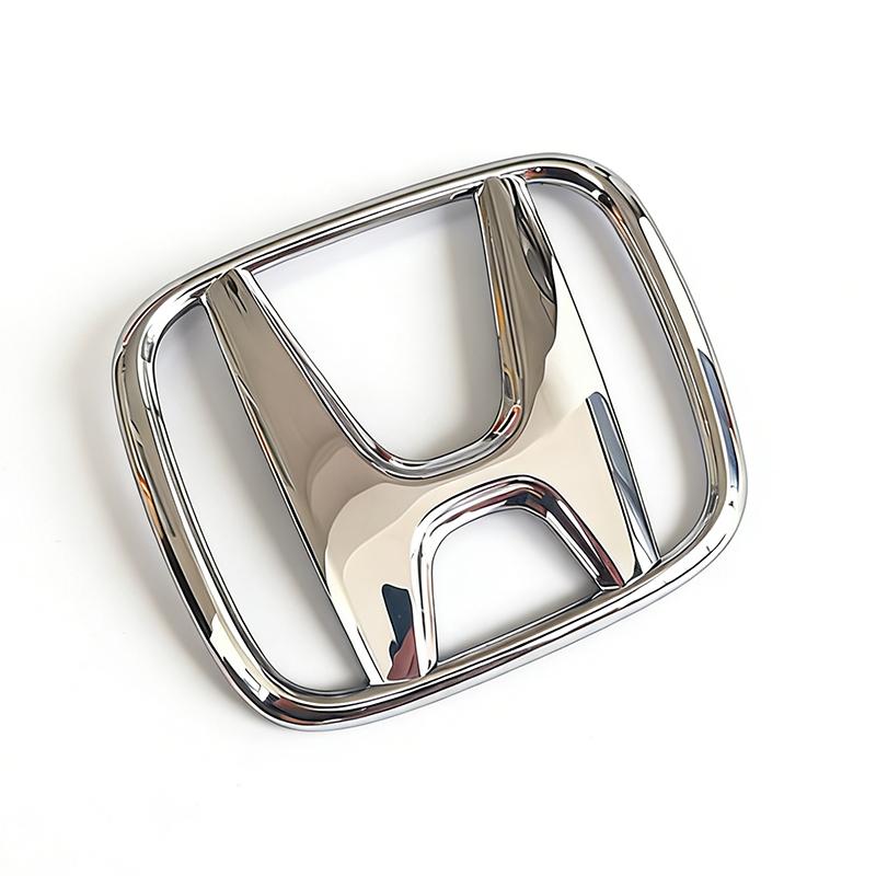 

Car Badge Front Grille Trunk Steering Wheel H-Decorate Stickers Accessories For Honda CR-V Civic Accord N-BOX Fit Jazz HR-V Veze 53x43mm