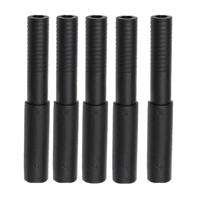 5Pcs Golf Club Butt Extender Extension Rod Portable Golf Club Shaft Extension Stick for Steel/Wood Shaft Putter
