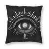 Evil Eye Black Art Mønster Putetrekk Putetrekk Hjem Stue Sofa Bil dekorasjon Putetrekk Putetrekk